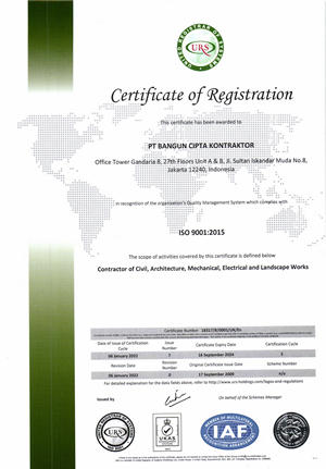 BCK - ISO 9001 2015